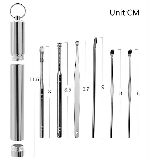 Title 1, Portable Stainless Steel Ear Scoop Set. Safely ...