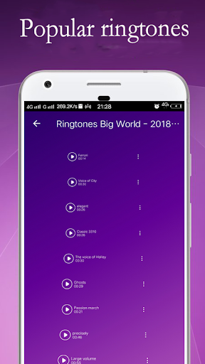 It is best to listen to music ringtone 100