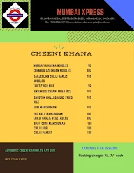 Mumbai Xpress menu 3