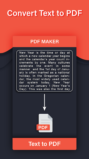 PDF Reader & Maker: Convert Text & Image to PDF