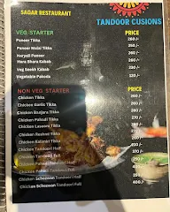 Sagar Restaurant & Bar menu 2