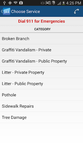 Screenshot Edmonton 311