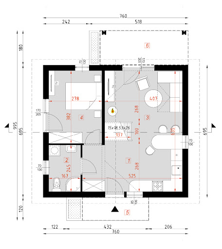 D312 - Rzut parteru