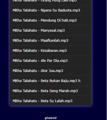 mp3 mitha talahatu hanya aku dan dia