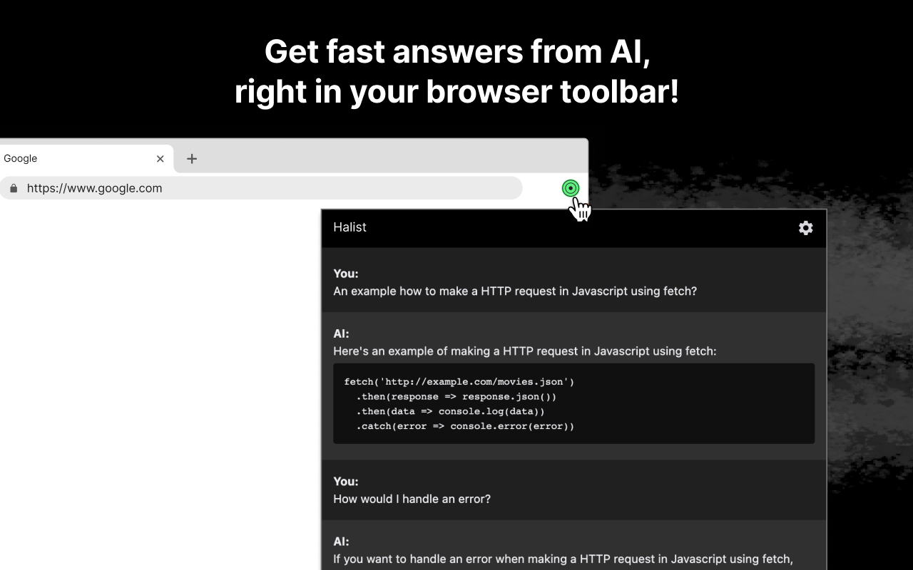 Halist Browser AI Preview image 2