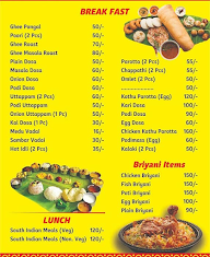 Amma Tiffin Centre menu 2