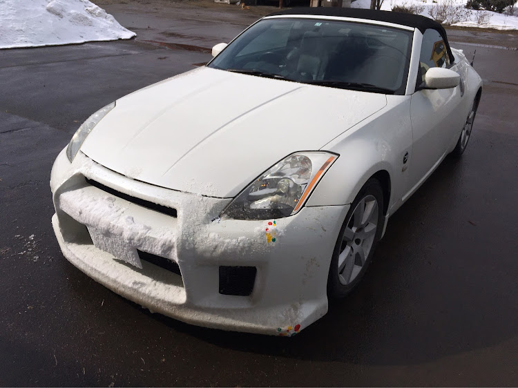 フェアレディZのワゴンRスティングレー・洗車・ギリッギリセーフ！・雪ばっかりに関するカスタム事例の投稿画像2枚目