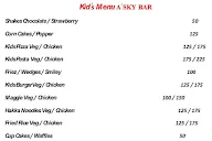 Zeal Skybar menu 1