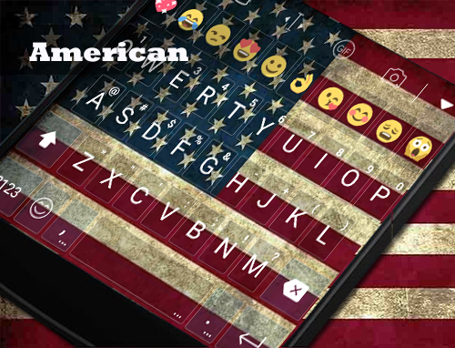 Android application American Emoji-Gif Keyboard screenshort