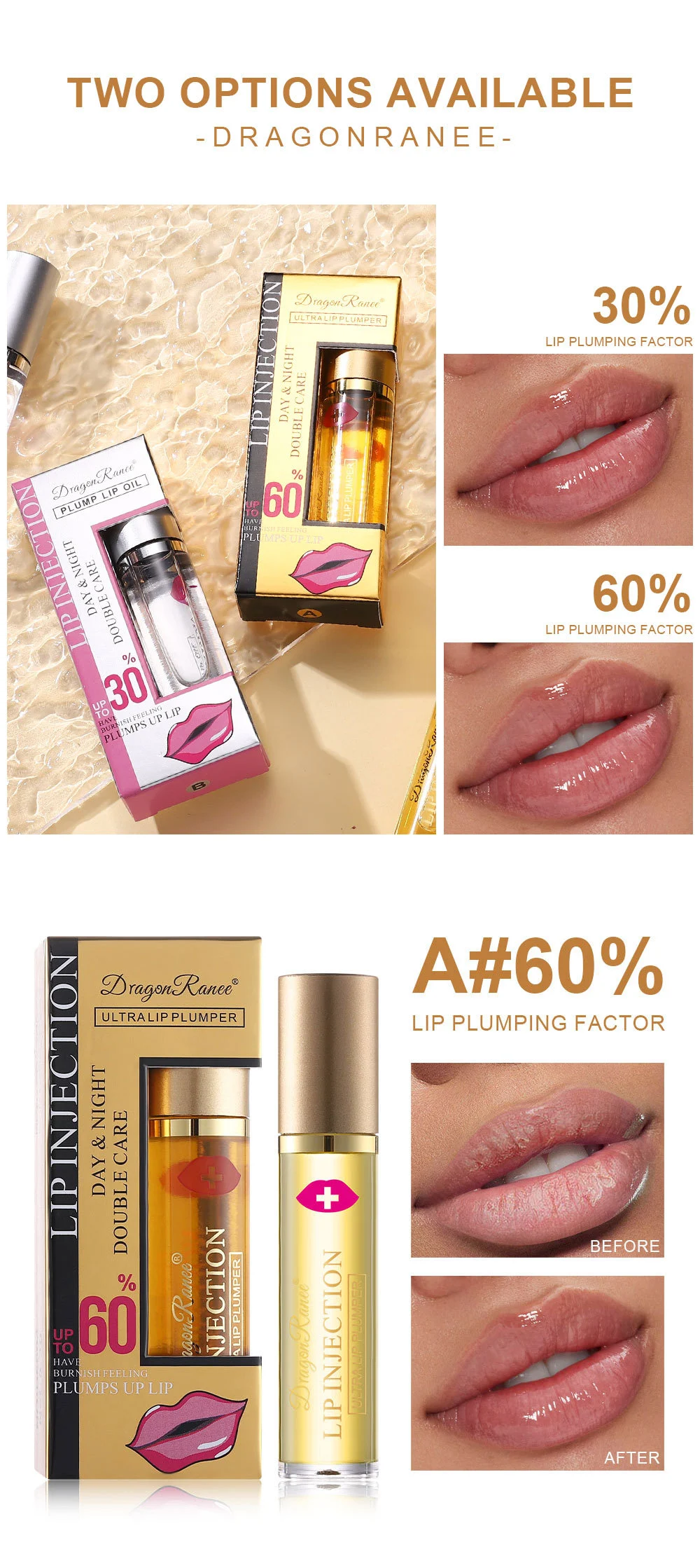 Title 5, Ginger Pepper Lip Care Beads Rijke Lipgloss voo...