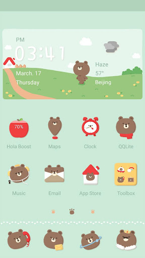 Cookie Bear Hola Themes