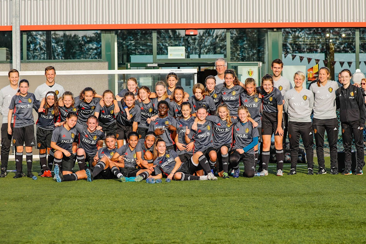 L'avenir est à la jeunesse : les Red Flames U15 se sont entraînées cette semaine à Tubize