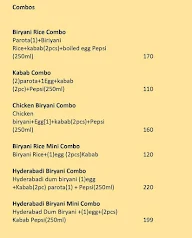 Spicy Hydrabadi menu 2