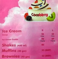 Cocoberry menu 2