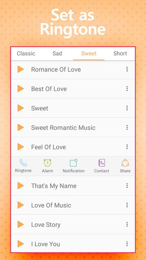 Screenshot Romantic Ringtones