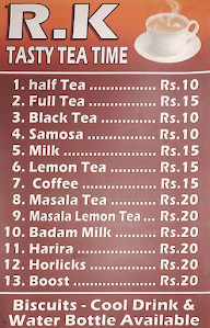 RK Tasty Tea Time menu 1