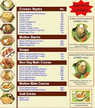 Chikpete Donne Biriyani House menu 1