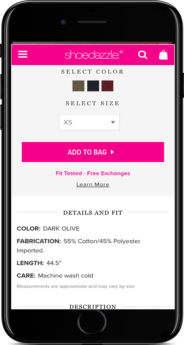 Shoedazzle - Justfab &amp; Fabeltics Screen 2