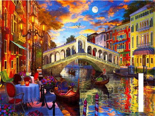 Title 7, Venice City Diamond Painting Mosaic Picture, La...
