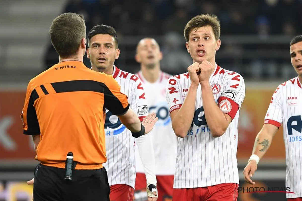 9 of 10? Van der Bruggen (KV Kortrijk) krijgt bizarste schorsing van het seizoen: "Heel ambetant"