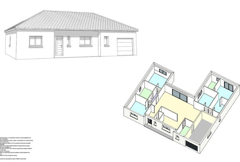  Vente Terrain + Maison - Terrain : 723m² - Maison : 117m² à Neuville-sur-Sarthe (72190) 