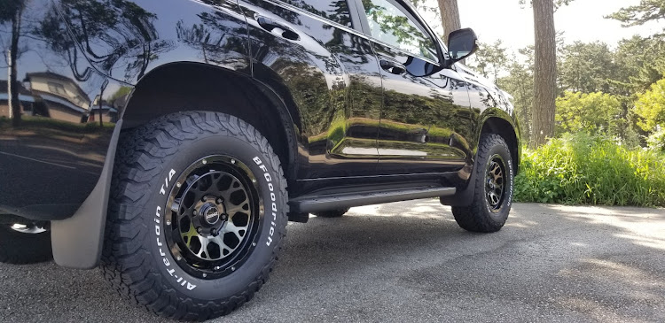 ランドクルーザープラドのホイール購入・グッドリッチA/T KO2・レイズホイール・ランドクルーザープラドに関するカスタム事例の投稿画像2枚目
