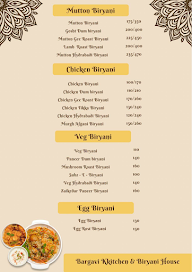 Bargavi Biryani Kitchen menu 2