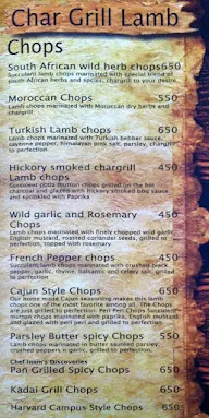 Chef Inam's Steak House menu 4