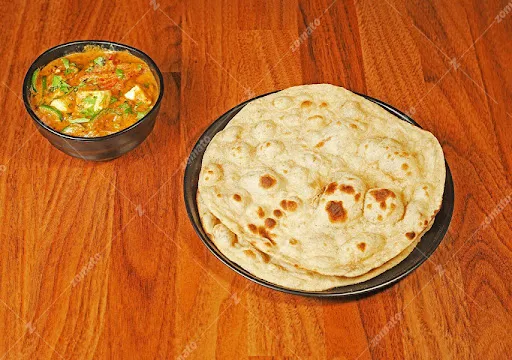 Paneer Kadahi + Choice Of Indian Breads