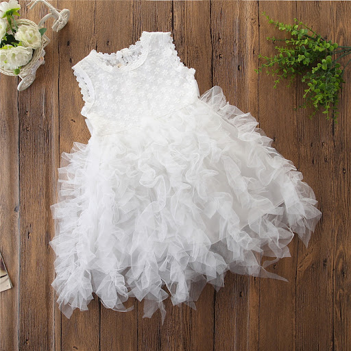 Title 5, Girl Wedding Dress Flower Child Skirt Factory D...