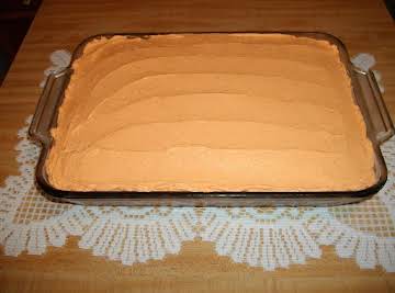 Creamsicle Jell-O Cake