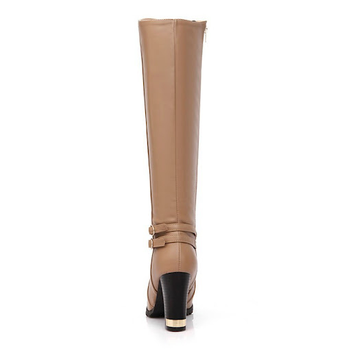 Title 14, Womens Chunky Heel Over-the-knee Boots High He...