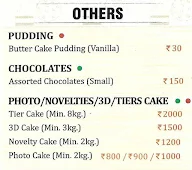 Merwans Cake Stop menu 2