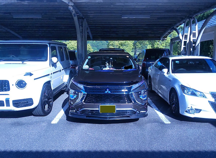 エクリプスクロスPHEVのエクロス　高知・4/12＝4B12 エンジン日・花桃、サクラ、コラボに関するカスタム事例の投稿画像1枚目