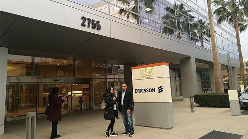 The entrance to the Ericsson Experience Centre in Santa Clara.