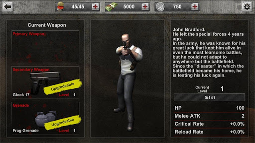 Télécharger Zombie Hunter Frontier APK MOD (Astuce) screenshots 4