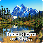 Frases celebres con paisajes Apk