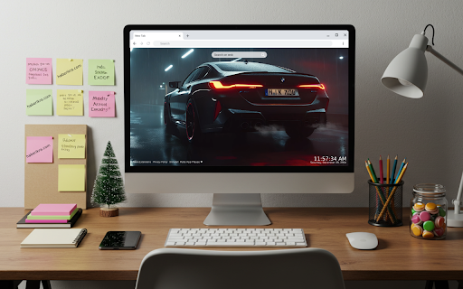 Black BMW M760 Live Wallpaper Preview 3