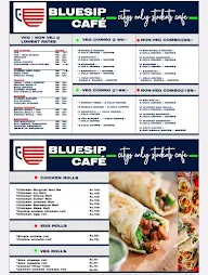 Bluesip Cafe menu 1