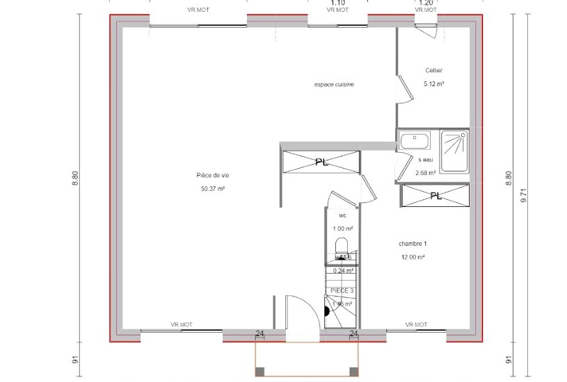  Vente Terrain + Maison - Terrain : 600m² - Maison : 120m² à Sainte-Geneviève-des-Bois (91700) 