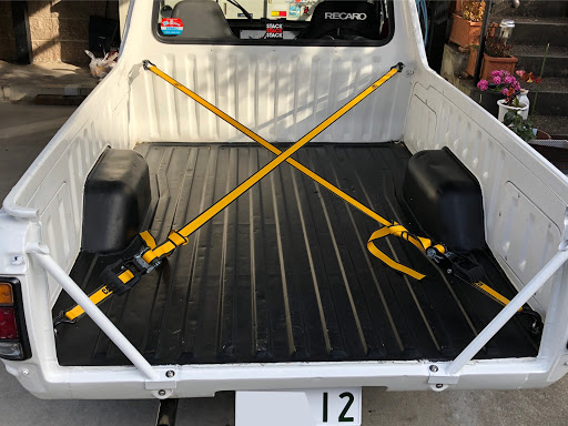 サニートラック の荷物固定ベルト サニトラショート アイボルトに関するカスタム メンテナンスの投稿画像 車のカスタム情報はcartune