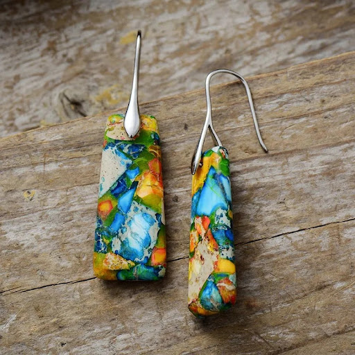 Title 1, Mixed Color Simple Ethnic Style Womens Earring...