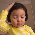 Cover Image of Unduh Cute Baby Stickers: Jin Miran Funny WAStickersApp 2.0 APK