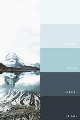 Winter Mountain Palette - Pinterest Pin item