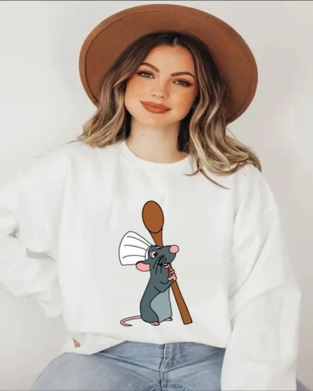 Disney Ratatouille Sweatshirt Anyone Can Cook Remy Shirt ... - 0