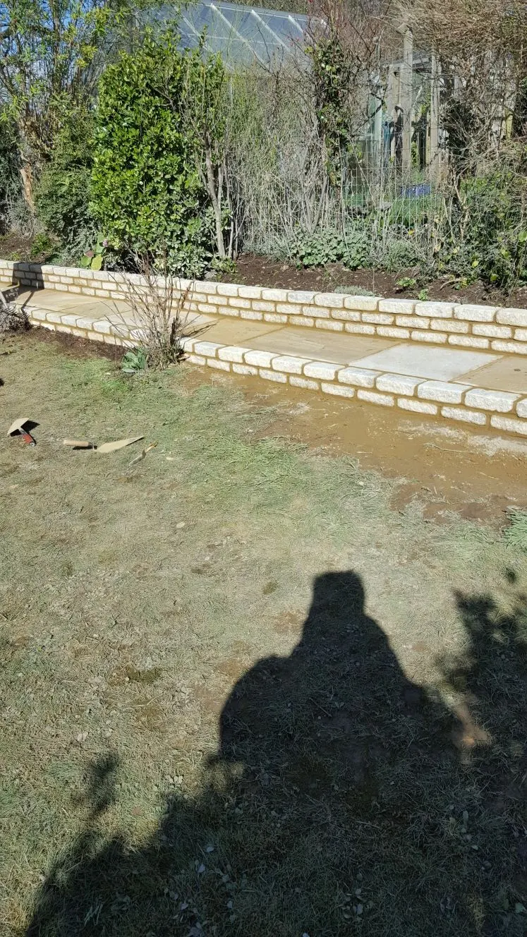Album cover: path & garden wall