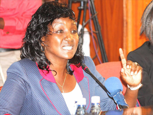 Suspended Chief Registrar of the Judiciary Gladys Boss Shollei.