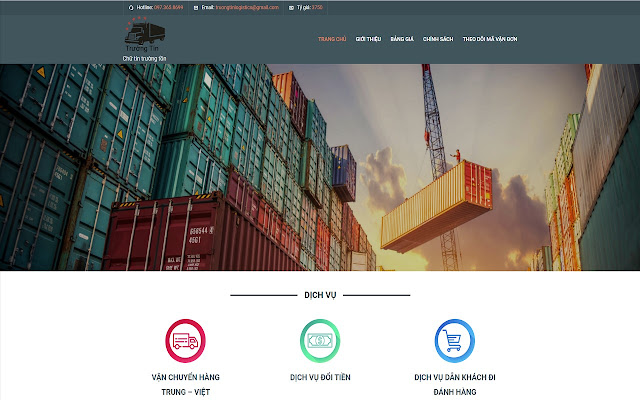 Công cụ đặt hàng Trường Tín Logistics chrome extension