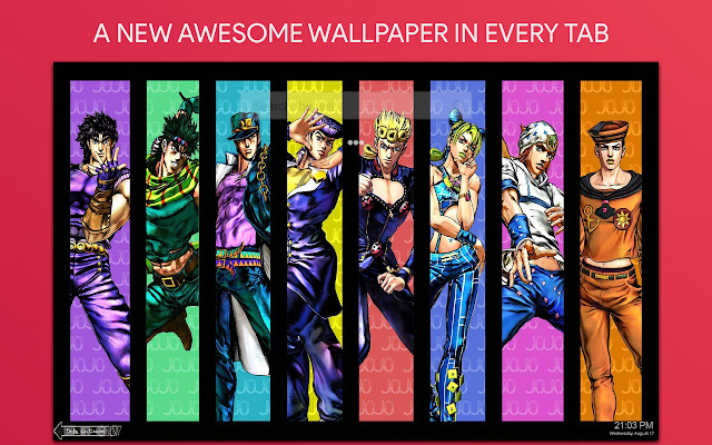 Jojo Wallpaper HD Custom New Tab