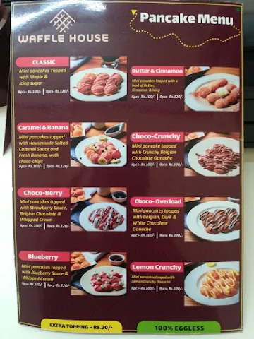 Waffle House menu 